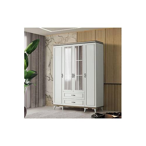 ��nar Mdf 4 Kap�l� Dolap