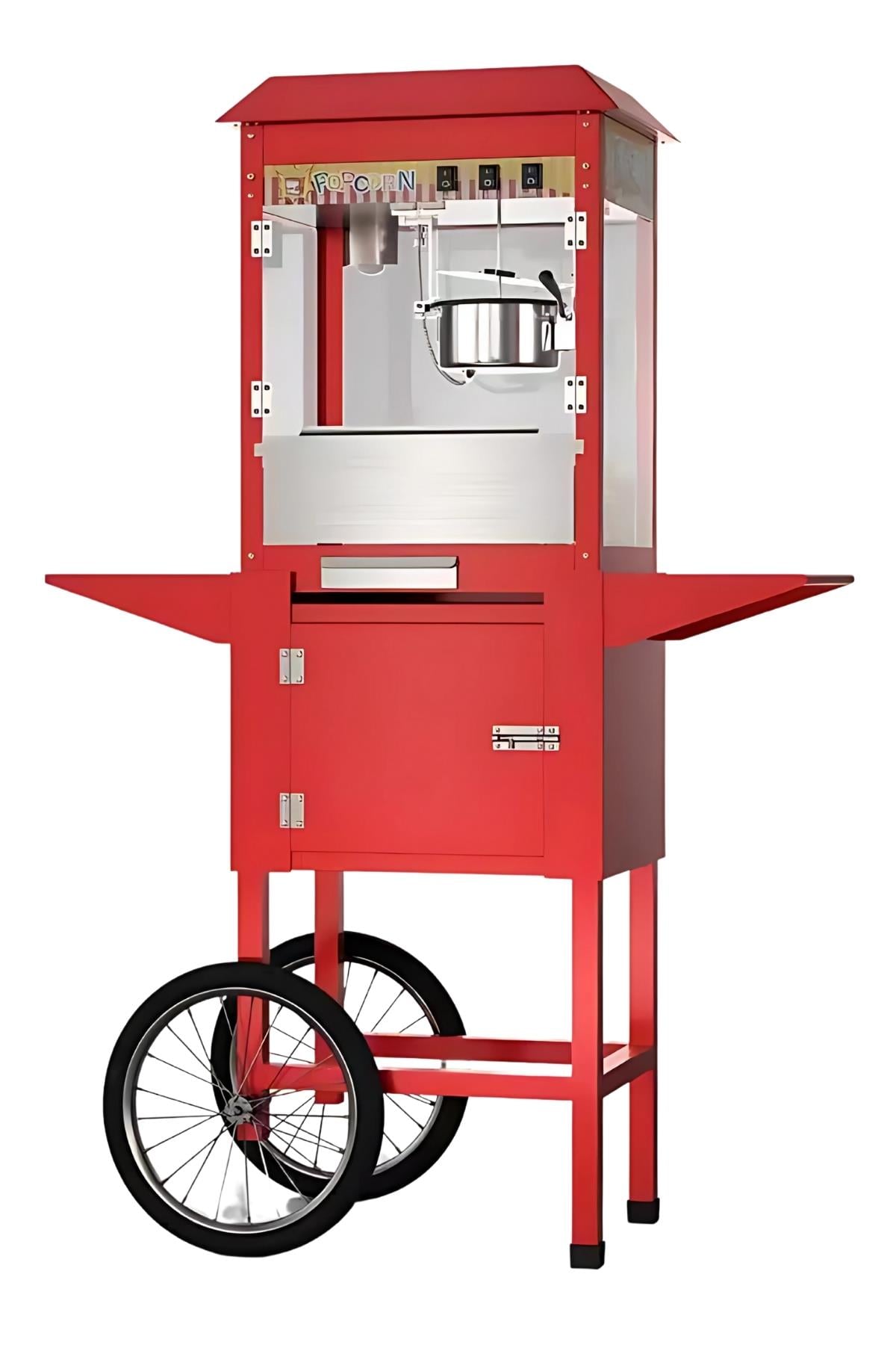 Vosco VJY-826 Otomatik Mısır Patlatma Arabası 300gr Hazneli