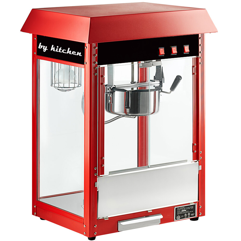 By Kitchen DPM-K Set Üstü Popcorn Makinesi 6 kg Kırmızı