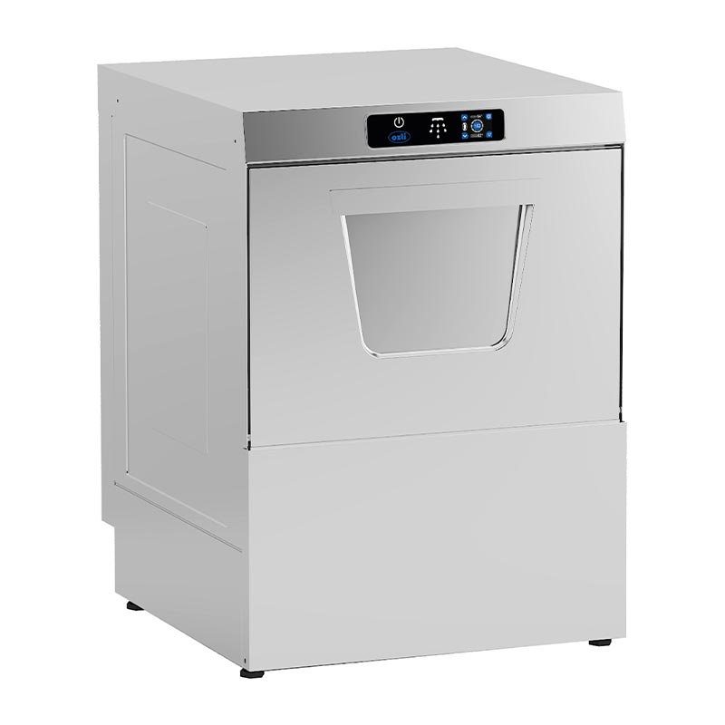 Öztiryakiler OBY 50T Touch Sepetli Tahliye Pompalı Dijital Bulaşık Yıkama Makinesi, 50x50 cm