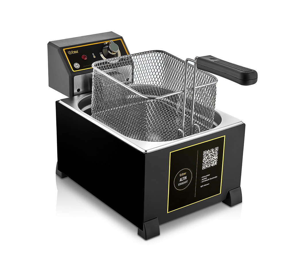 Emir EM-52 Black Gold Seri Elektrikli Fritöz 8 Litre