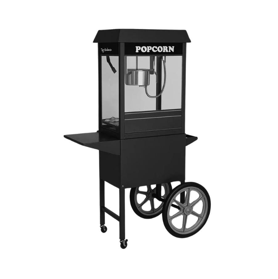 By Kitchen DPM-SA Arabalı Popcorn Makinesi Siyah