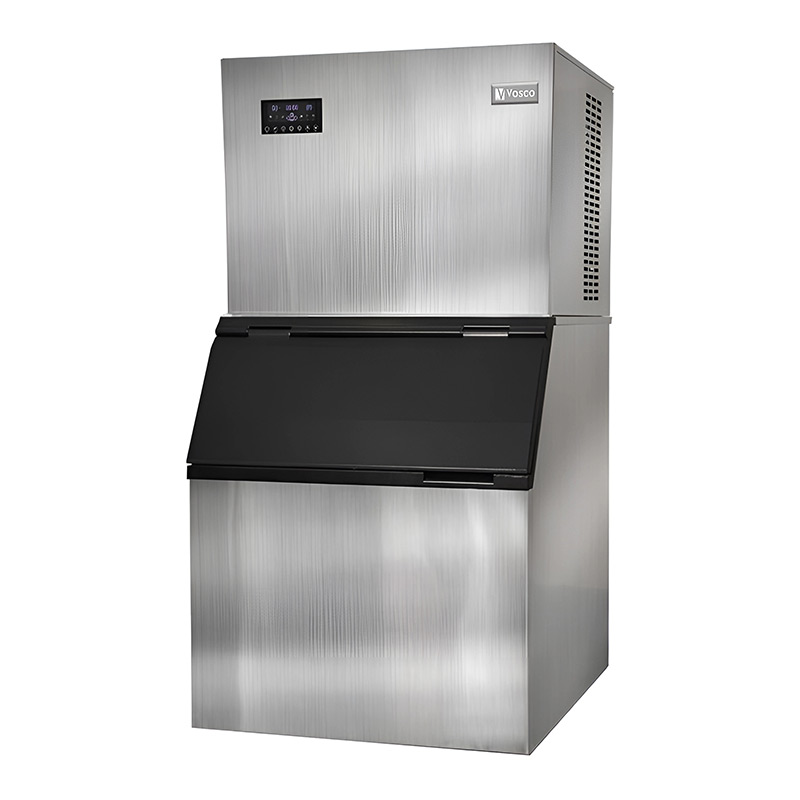 Vosco VSC-500C Hazneli Küp Buz Makinesi 500 kg/gün Kapasiteli