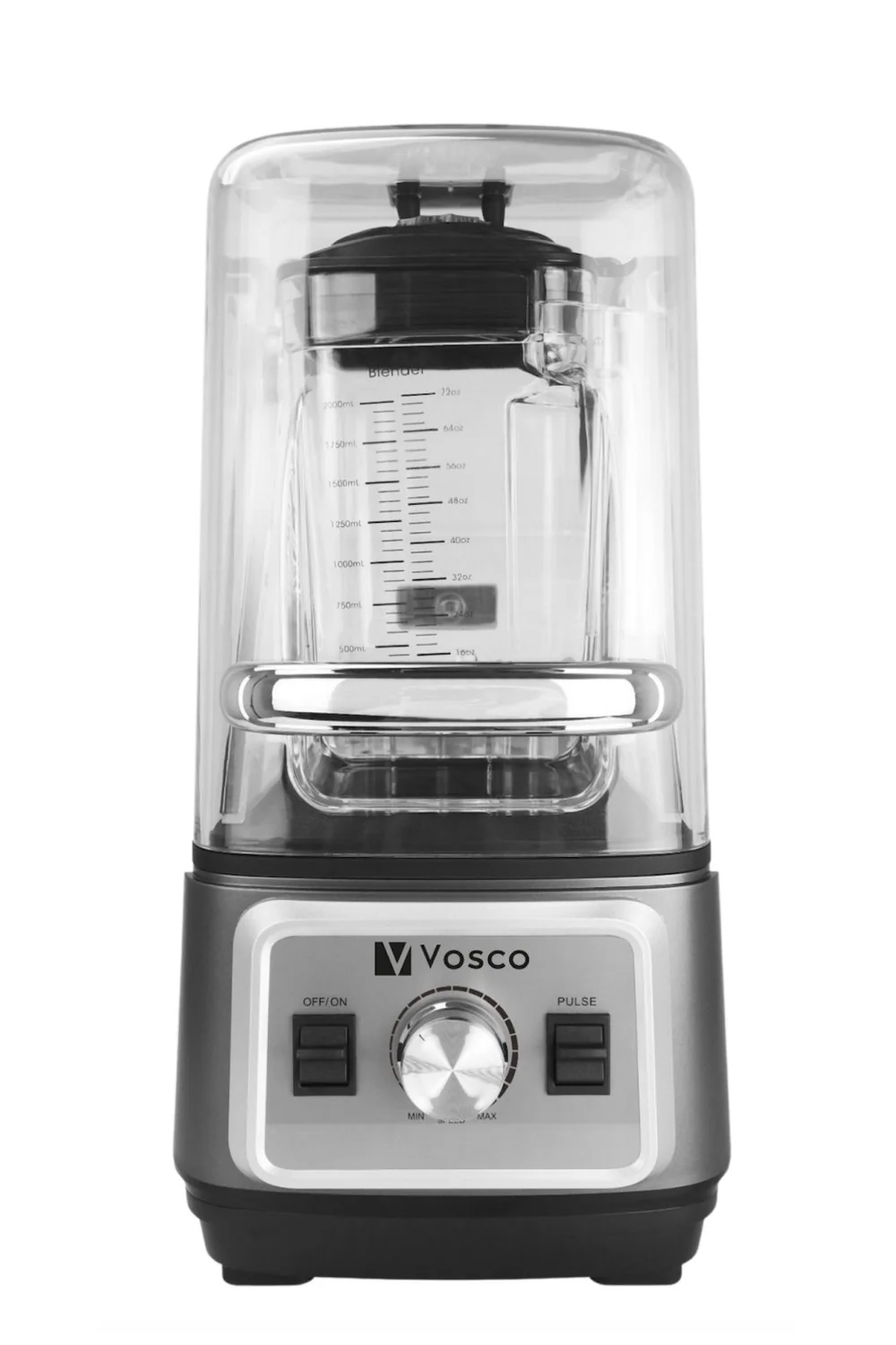 Vosco VHS-608 Manuel Gürültü Önleyici Bar Blender 2 L 1600w Siyah