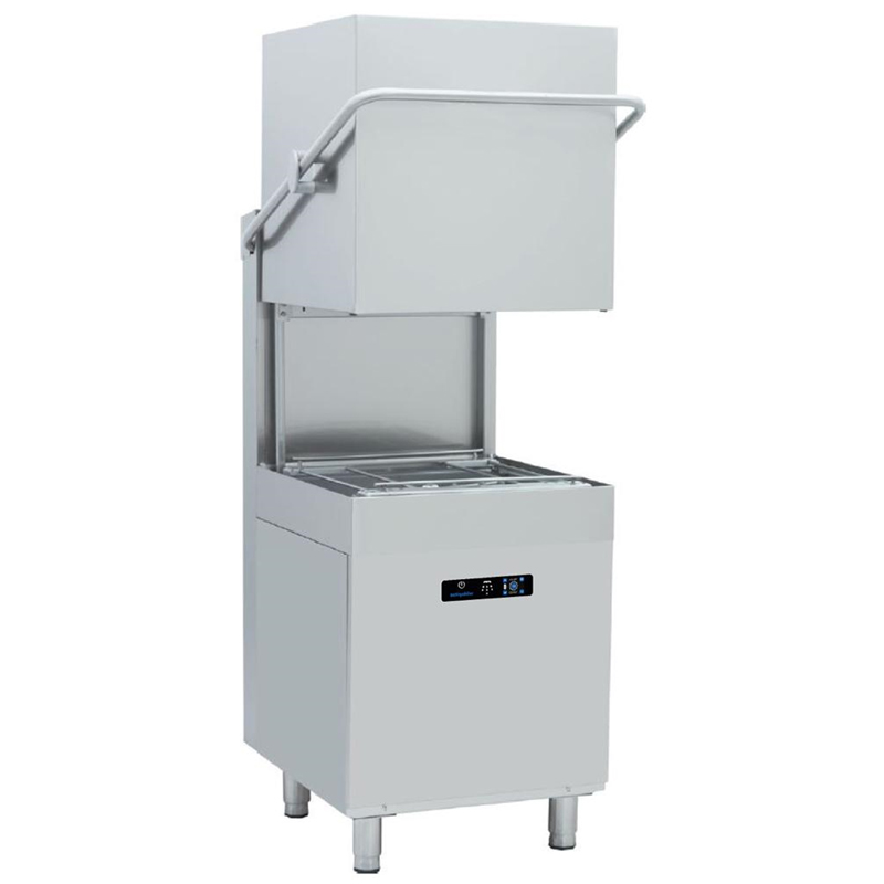 Öztiryakiler OBM 1080 T 1000 Tabak/Saat Giyotin Tip Bulaşık Yıkama Makinesi Touch Ekran