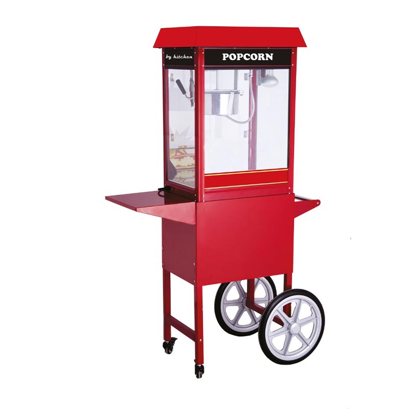 By Kitchen DPM-KA Arabalı Popcorn Makinesi Siyah