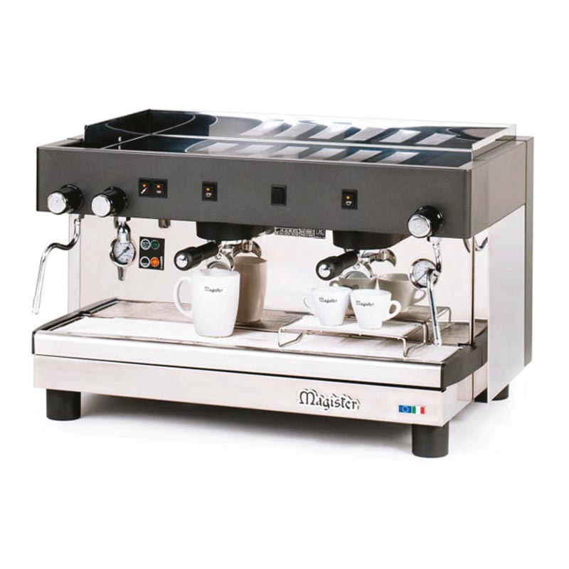Magister Tall Cup Yarı Otomatik Espresso Kahve Makinesi 2 Gruplu