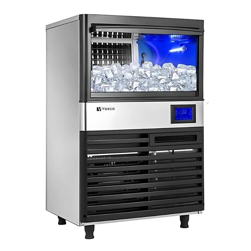 Vosco VSC-35C Hazneli Küp Buz Makinesi 35 kg/gün Kapasiteli