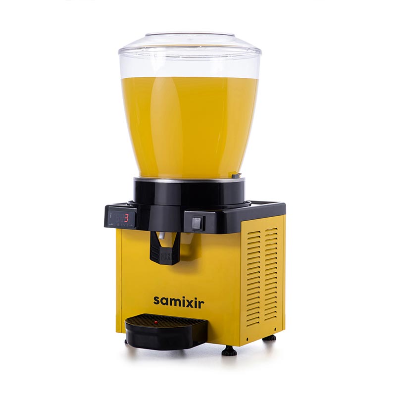 Samixir M22.DY Panaromik Dijital Soğuk İçecek Dispenseri 22 L Sarı