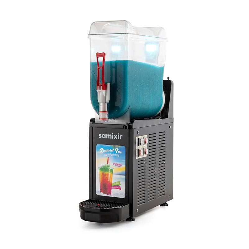 Samixir SLUSH12.BA Allure Ice Slush Granita Milkshake ve Soğuk Meyve Suyu Dispenseri 12 L Siyah