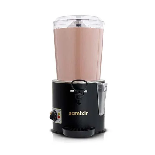 Samixir SC10.AB Sıcak Çikolata ve Sahlep Makinesi 10 Lt Siyah Inox