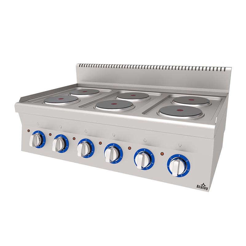 Atalay E AEO-1060 600 Seri Set Üstü 6 Gözlü Ocak 100x60x30 cm Elektrikli