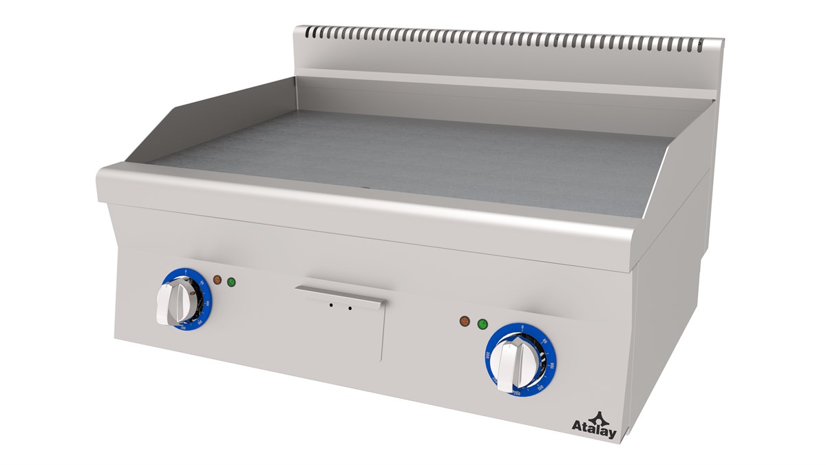 Atalay E AEI-860 600 Seri Düz Pleyt Izgara 80x60 cm Elektrikli