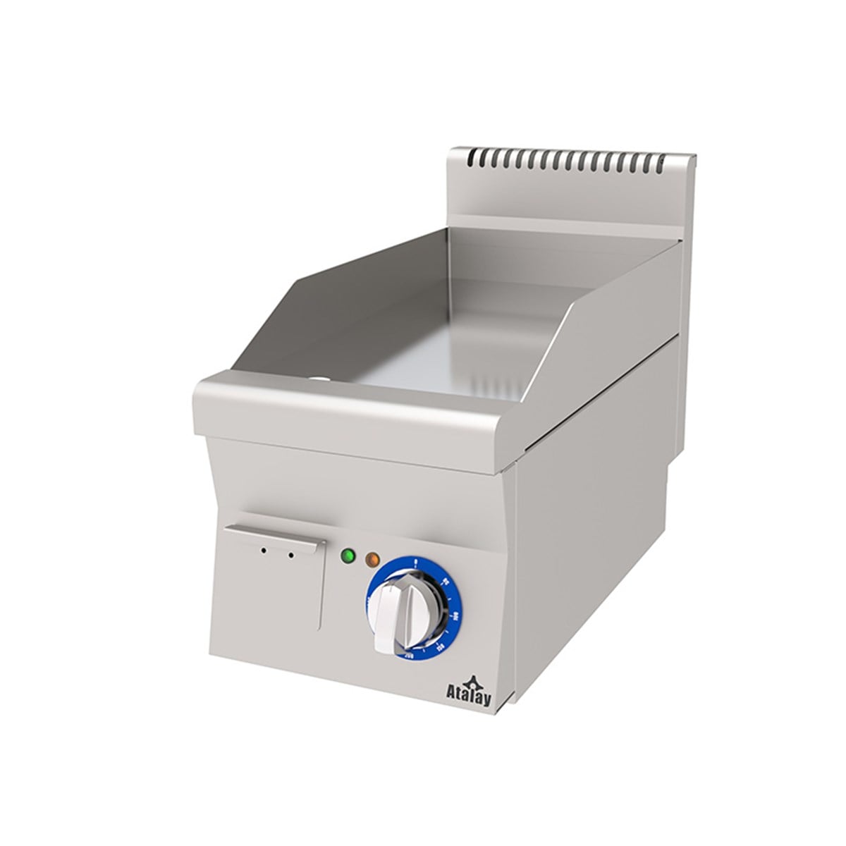 Atalay E AEI-360-CR 600 Seri Krom Yüzeyli Düz Pleyt Izgara 30x60 cm Elektrikli