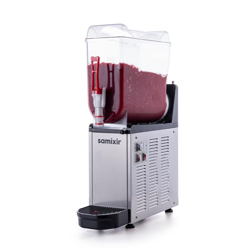 Samixir SLUSH12.I Mono Ice Slush Granita Milkshake ve Soğuk Meyve Suyu Dispenseri 12 L Inox