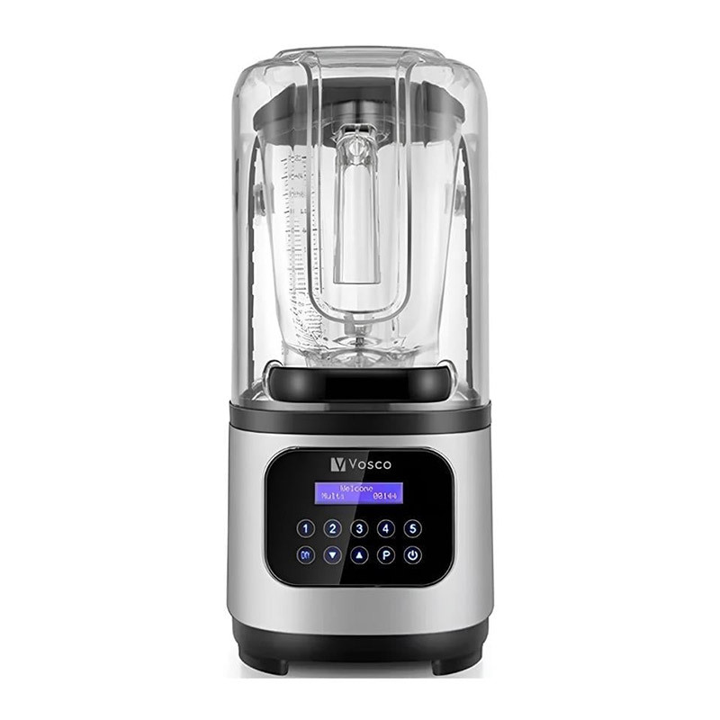 Vosco VHS-212C Pro Silent Gürültü Önleyici Kapaklı Dijital Bar Blender 2 L 2200w Gri