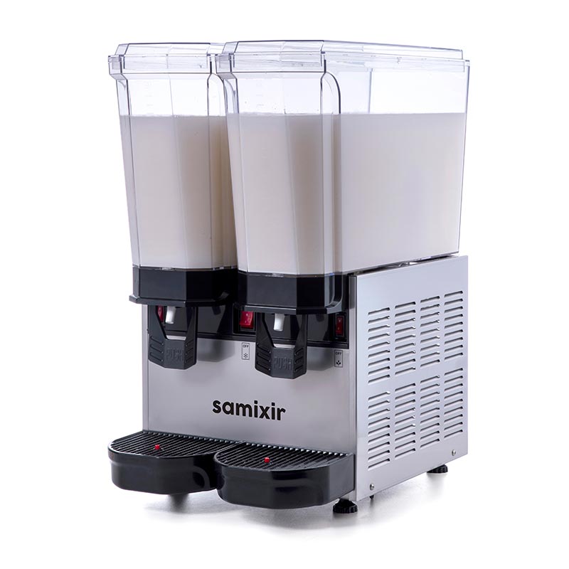 Samixir 40.MMI Klasik Twin Soğuk İçecek Dispenseri 20+20 Lt Karıştırıcılı Inox