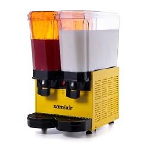 SAMXR 40.SMY Klasik Twin Souk ecek Dispenseri, 20+20 L, Fskiyeli ve Kartrcl, Sar