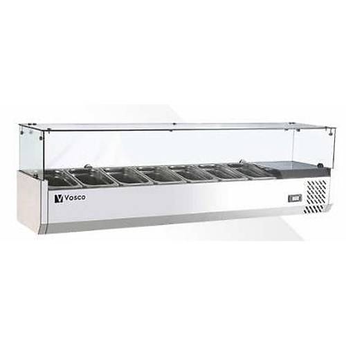 VOSCO 6 ekmeceli Yatay Salata Vitrin Dolab VFT-1500L2