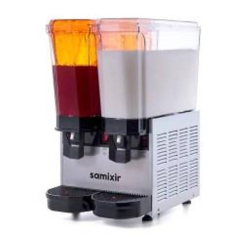 SAMXR 40.SMI Klasik Twin Souk ecek Dispenseri, 20+20 L, Fskiyeli ve Kartrcl, Inox