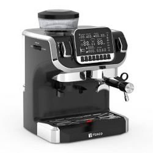 VOSCO VST-520ECS tcl Barista Espresso Kahve Makinesi, 1 Gruplu, Siyah