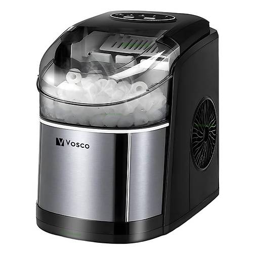 VOSCO VHZB-12C Ev Tipi Buz Makinesi 12 kg/gn Kapasiteli, Beyaz