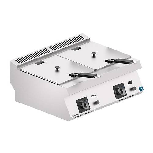 SEAMAC FRG16 ift Kapakl Fritz, 8+8 L, Gazl