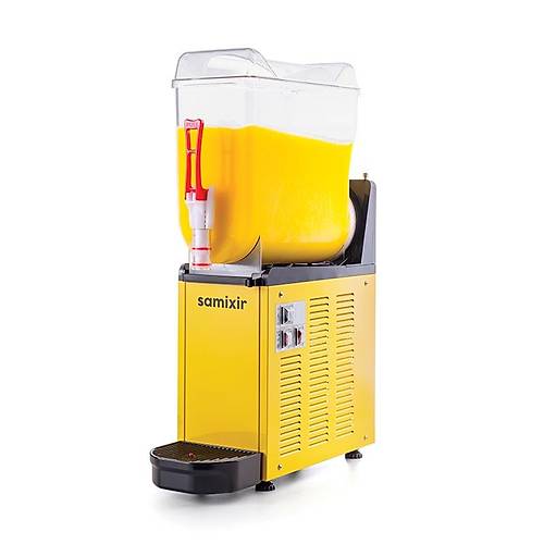 SAMXR SLUSH12 Mono Ice Slush Granita Milkshake ve Souk Meyve Suyu Dispenseri, 12 L, Sar
