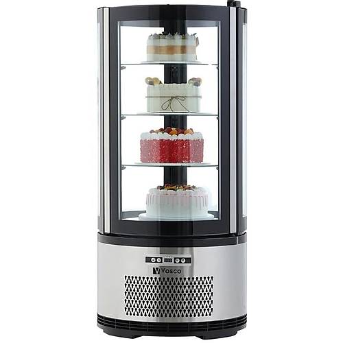 VOSCO VFT-100R Silindir Pasta Tehir Dolab, 100 L, 49x49x106 cm