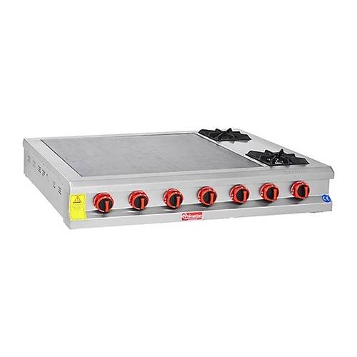 HMAKSAN HMK-BZSOG 120 Set st 2 Ocakl Bazlama Oca, Doalgazl