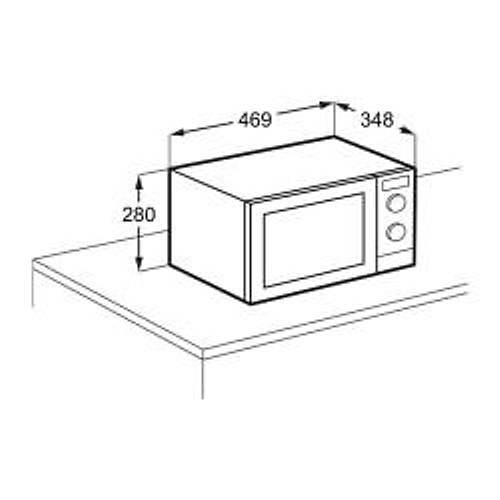 ELECTROLUX EMZ725MMTI Mikrodalga Frn, 25 L