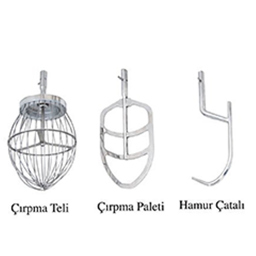 BOSFOR UPM-60T-3 Planet Mikser, 3 Devirli, 60 lt Kapasiteli, Trifaze, 380 V