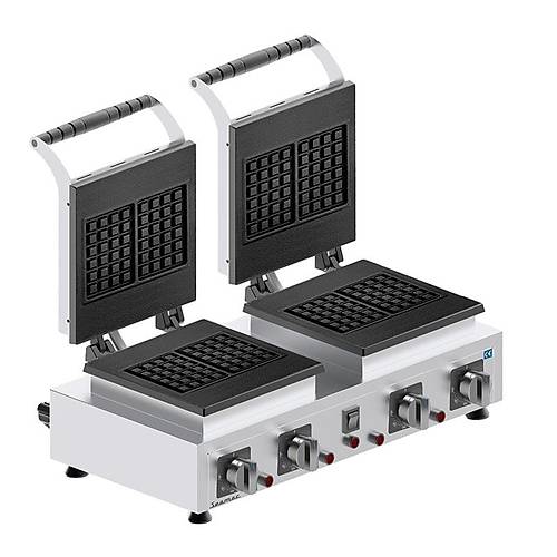 SEAMAC WFC2 Kare Model iftli Waffle Makinesi, Elektrikli