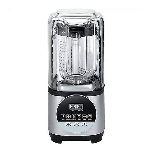 Vosco Pro Silent Grlt nleyici Kapakl Dijital Bar Blender, 2 L, 2000 W, Gri HS-213CG