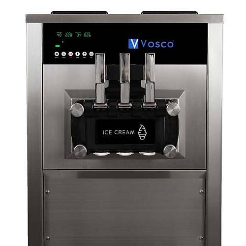 VOSCO Dondurma Makinesi 3 Kollu (Soft) Set st