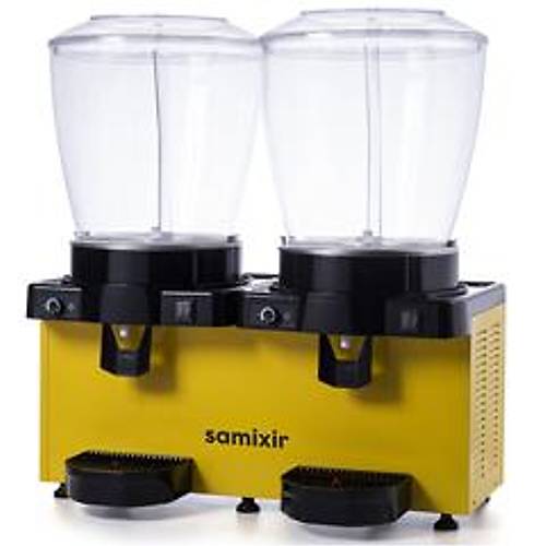 SAMXR SS44 Panoramik Twin Souk ecek Dispenseri, 22+22 Lt, ift Fskiyeli, Sar