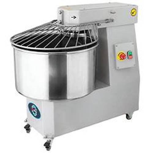 BOSFOR USH-35 Spiral Hamur Yourma Makinesi, ift Devirli, 50 kg Hamur Kapasiteli, Trifaze