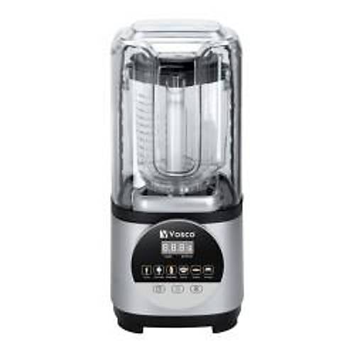 Vosco VHS-211E Pro Silent Grlt nleyici Kapakl Dijital Bar Blender, 2 L, 1600 W, Beyaz