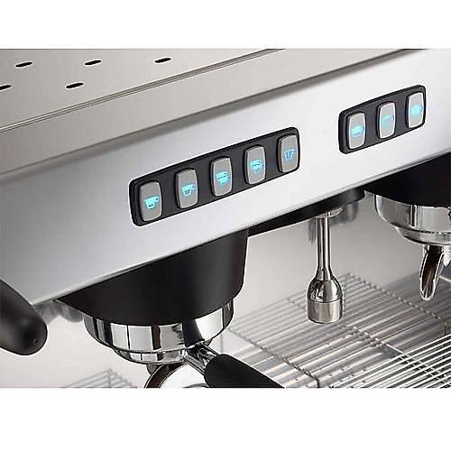 LA SAN MARCO Delecta Tam Otomatik Espresso Kahve Makinesi, 2 Gruplu, Krmz