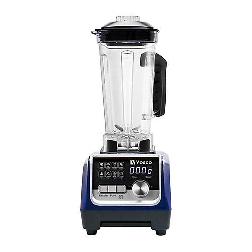 VOSCO VHS-206C Pro Dijital Buz Krc Bar Blender, 2 L, 2200 W, Mavi