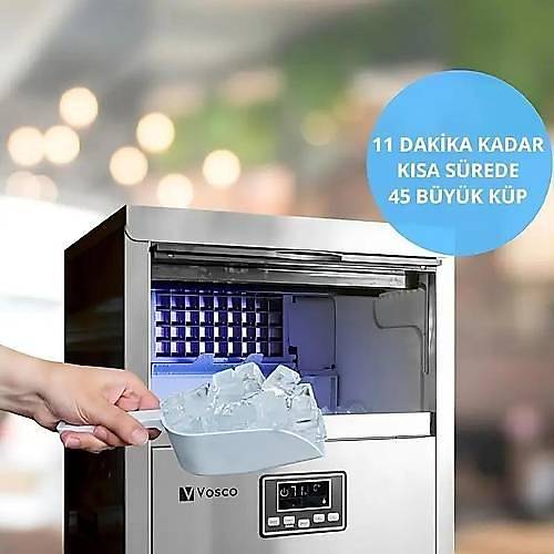 VOSCO 65 Kg Kp Buz Makinesi, VSC-65/S