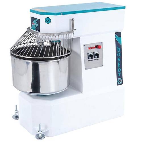 BOSFOR USH-150 -T Spiral Hamur Yourma Makinesi, ift Devirli ve Motorlu, 235 kg Hamur Kapasiteli, Trifaze