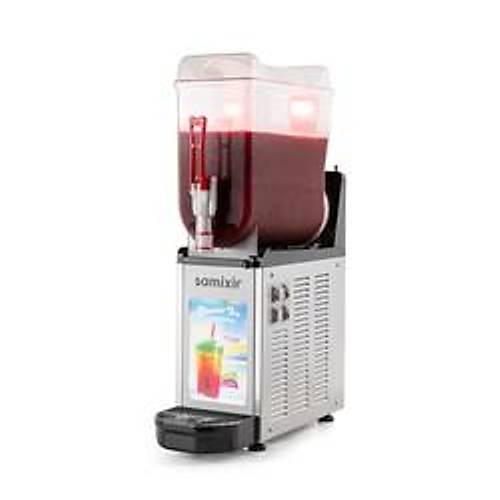 SAMXR SLUSH12 Allure Ice Slush Granita Milkshake ve Souk Meyve Suyu Dispenseri, 12 L, Inox