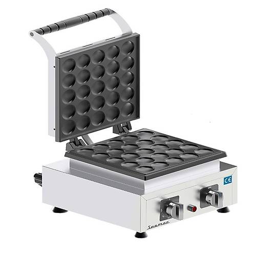 SEAMAC PK1 Yuvarlak Bubble Pankek Makinesi, Elektrikli
