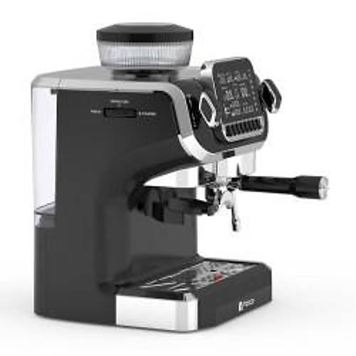 VOSCO VST-520ECS tcl Barista Espresso Kahve Makinesi, 1 Gruplu, Siyah