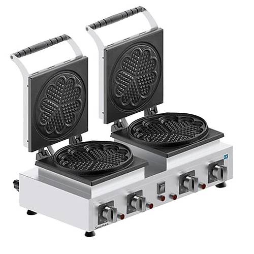 SEAMAC WFC3 Kk iek Model iftli Waffle Makinesi, Elektrikli