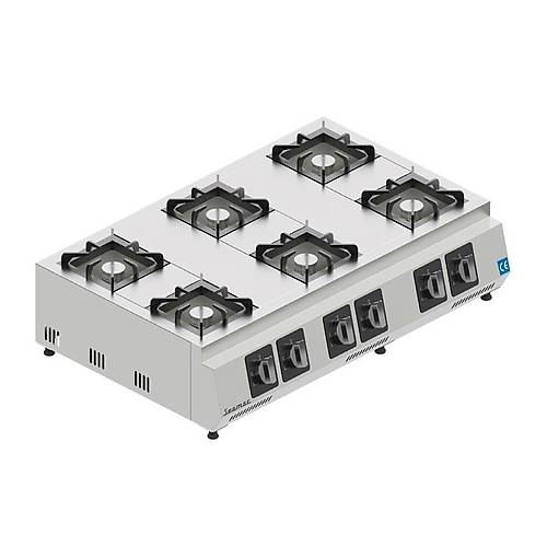 SEAMAC OG6.NG Alt Gzl Set st Ocak, 20x20 cm, Doalgazl