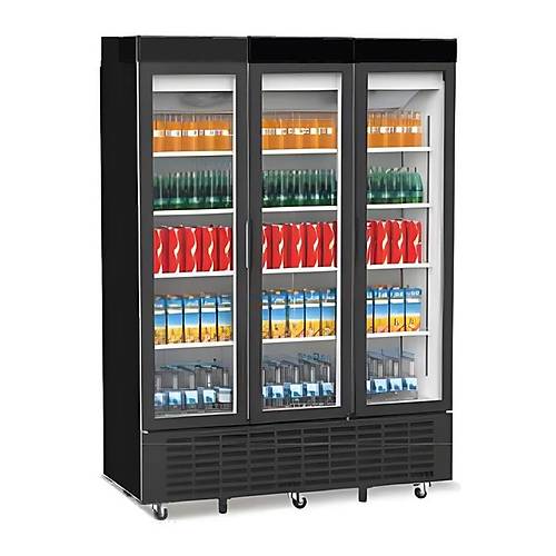 SENOX SDS-1510 Dik Tip Kanopili Market Tehir Dolab, 3 Kapl
