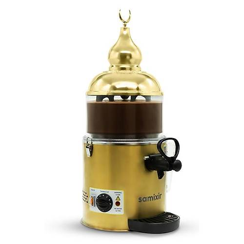 SAMXR SC.05 Scak ikolata ve Sahlep Makinesi, 5 L, Gold