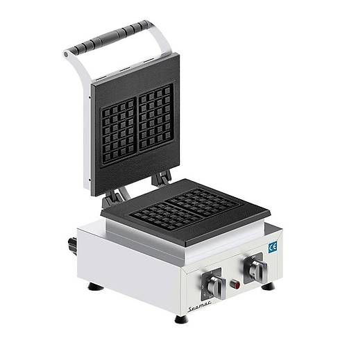SEAMAC WFF2 Kare Model Tekli Waffle Makinesi, Elektrikli